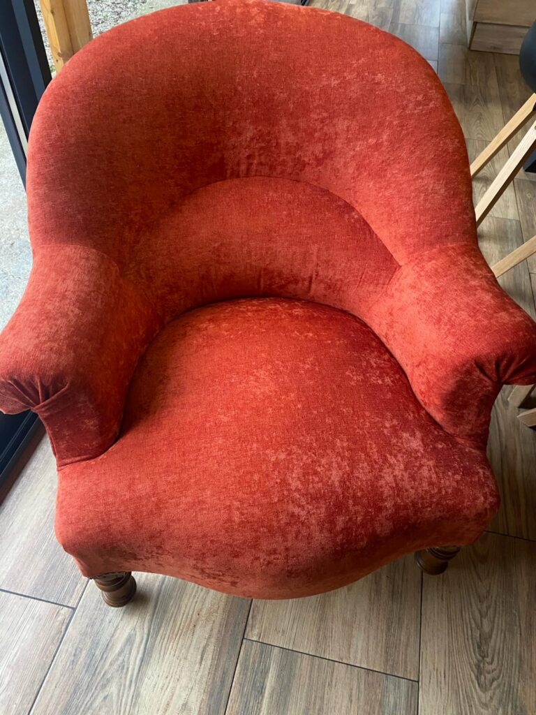 renovation de fauteuil apres