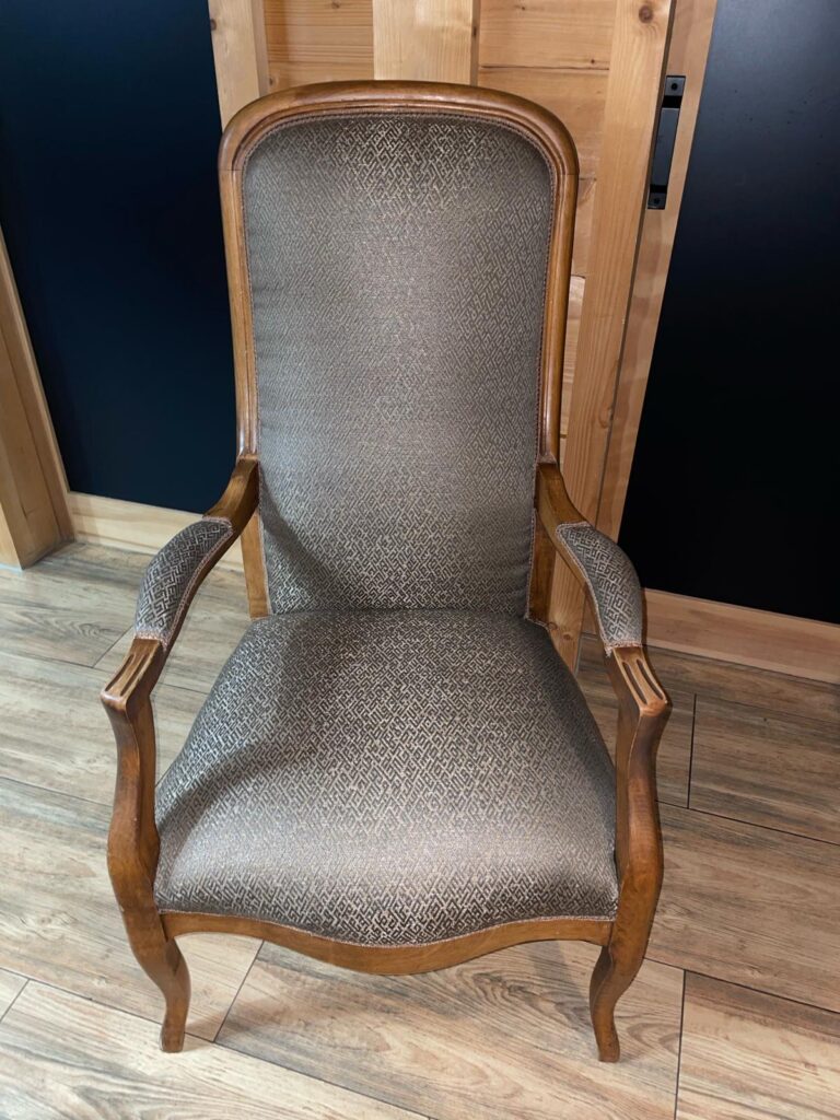 restauration de fauteuil apres